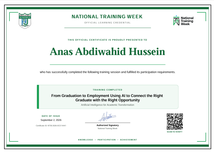 AI Career Bridge Certificate